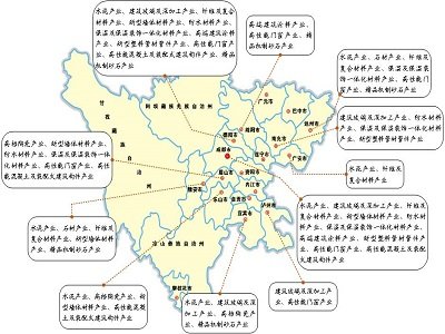 2025年以后，四川省规划发展13个建材产业集群